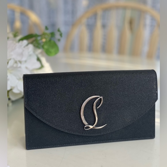 ❌SOLD❌Christian Louboutin Black Glitter Shoulder bag - Picture 12 of 13